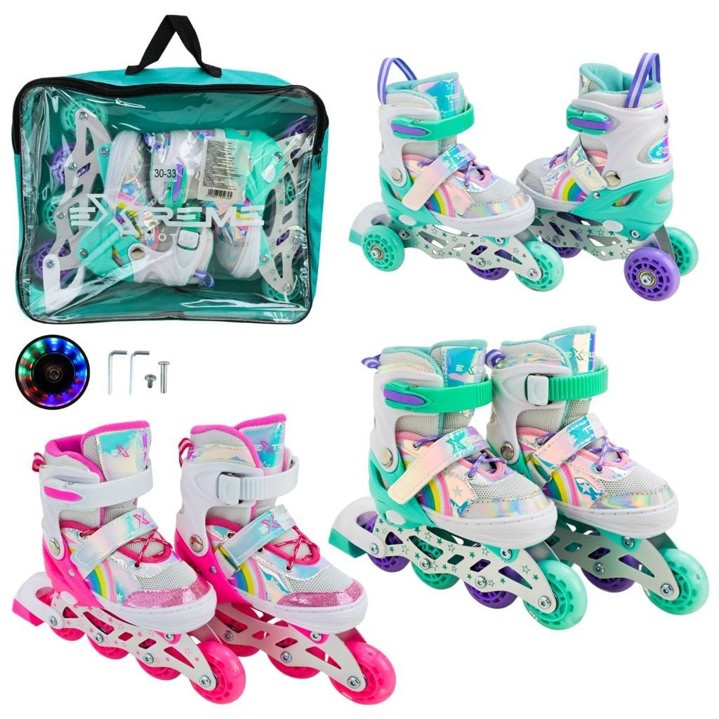 Ролики 38-41р L Extreme Motion колеса PU 2 кольори RL25432 Китай