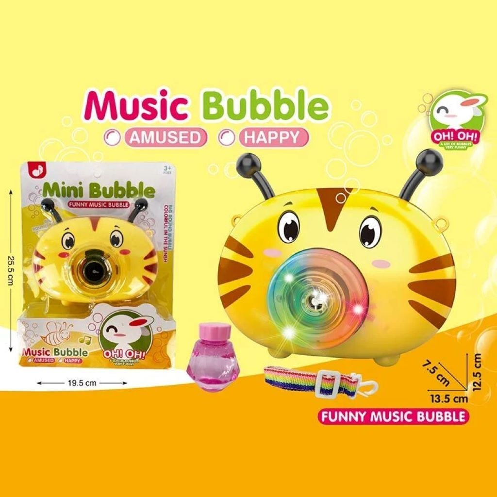 Мильні бульбашки Камера на бат звук світло в блістері 26*19*7,5см 332 Китай