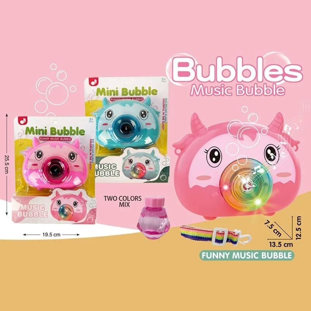 Мильні бульбашки Камера на бат звук світло в блістері 26*19*7,5см 335 Китай