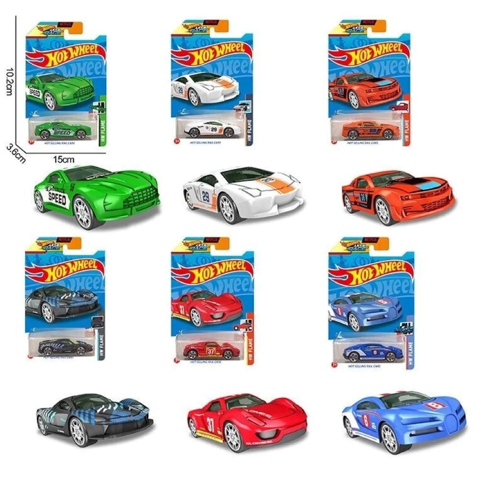Машина типу Hotwheel 1:64 металева в блістері 8*3,5*3см HC8800-8 Китай