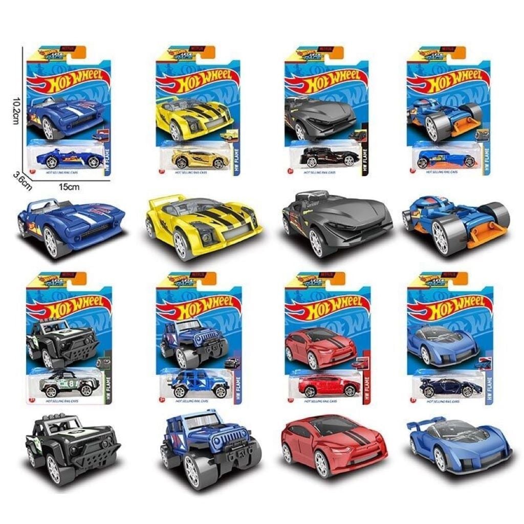 Машина типу Hotwheel 1:64 металева 7см мікс видів на планшеті HC8800-3 Китай