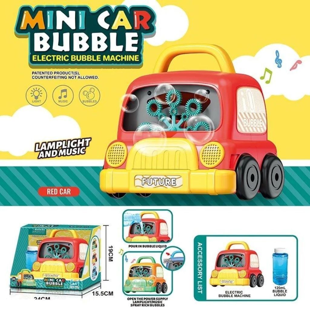 Мильні бульбашки Машина установка на бат. в коробці 24*19*15см KB1285 Китай