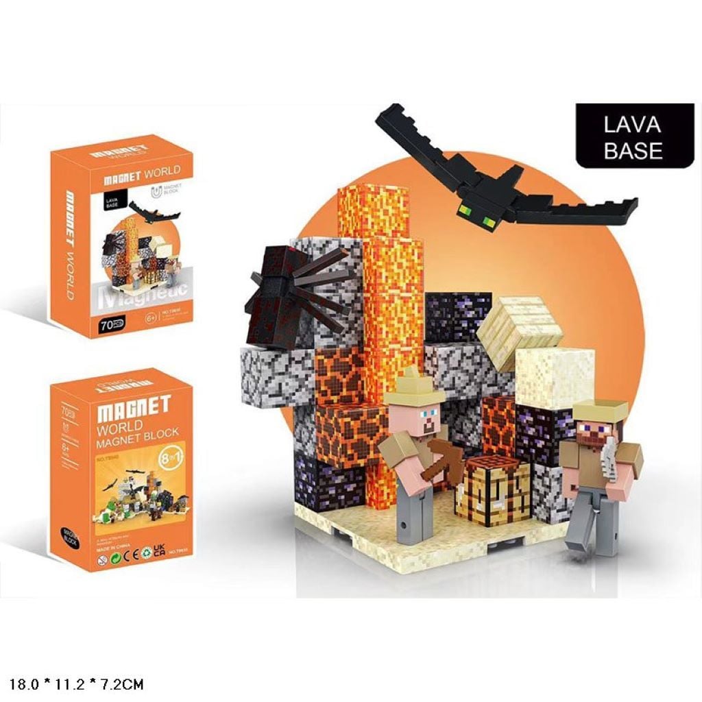 Конструктор магнітний Magnet World 70дет у коробці T9935 Китай