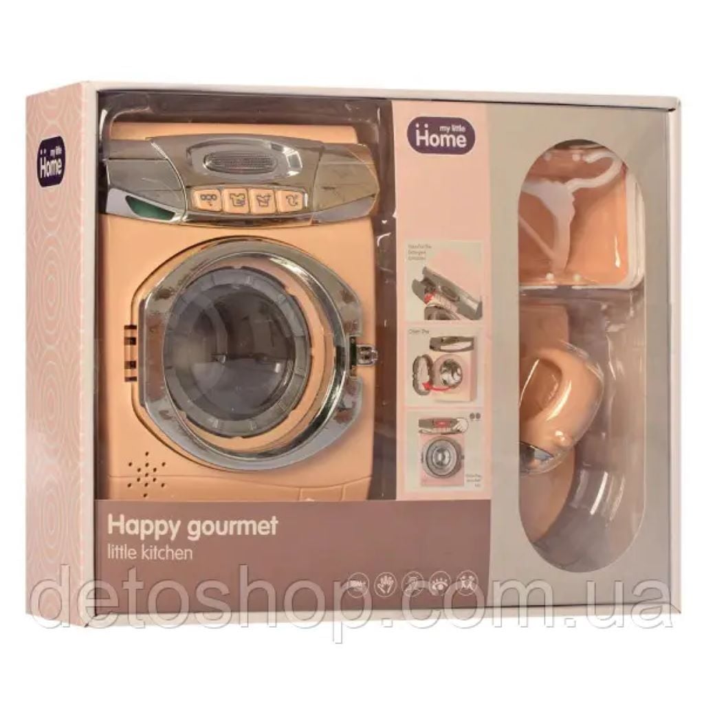 Пральна машина на батарейках звук світло коробка 32*24*10см A1001-3 Китай