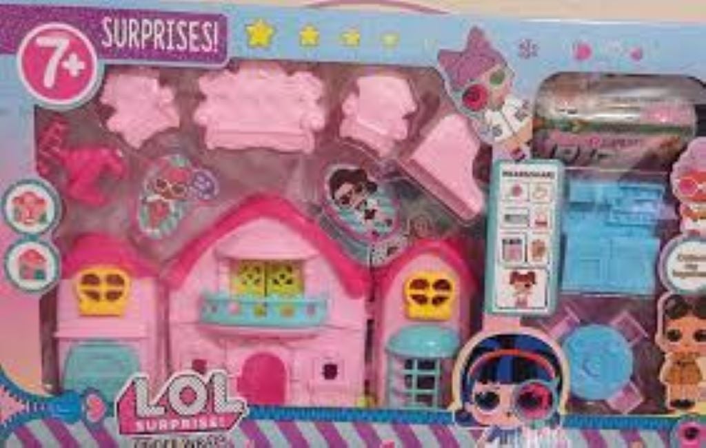 Будинок для ляльки типу LOL меблі в коробці 49*30*6см PC2347 Китай