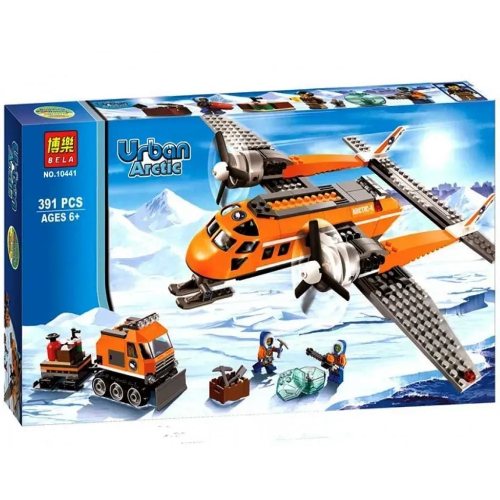 Конструктор типу лего 391дет Arctic Urban у коробці 48*28*5см 10441 ausini