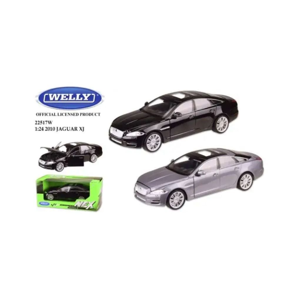 Машина металева 1:24 2010 Jaguar відкр двері гумові колеса у коробці 23*11*11см 22517W Welli