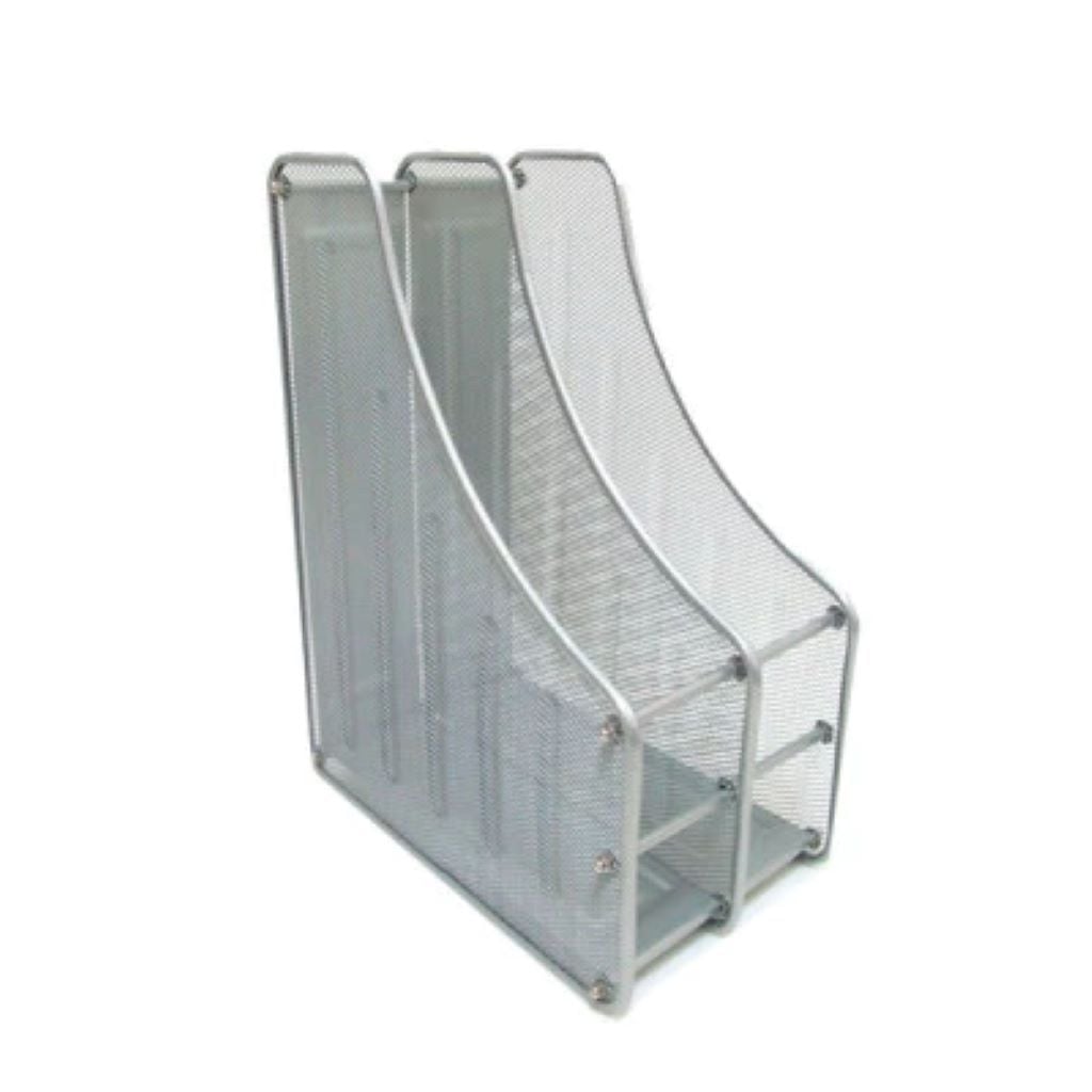 Лоток А4 вертікальний 2 відділеня металевий сірий 2537 Josefotten