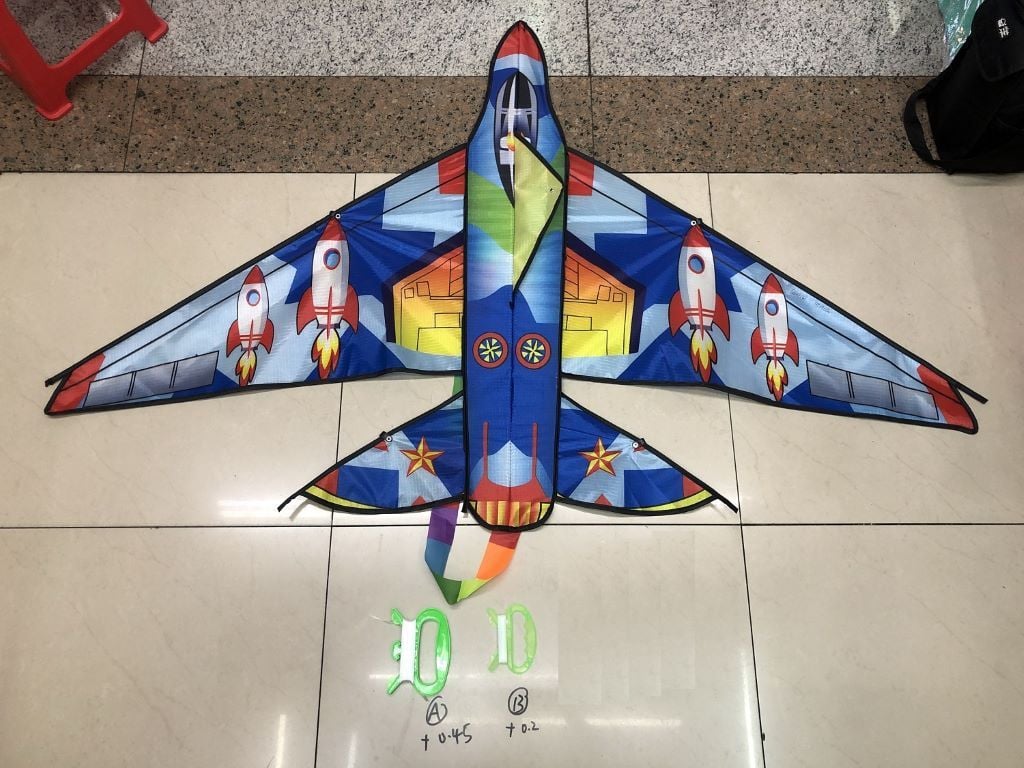 Повітряний змій Літак 135см в пакеті VZ2217 Китай