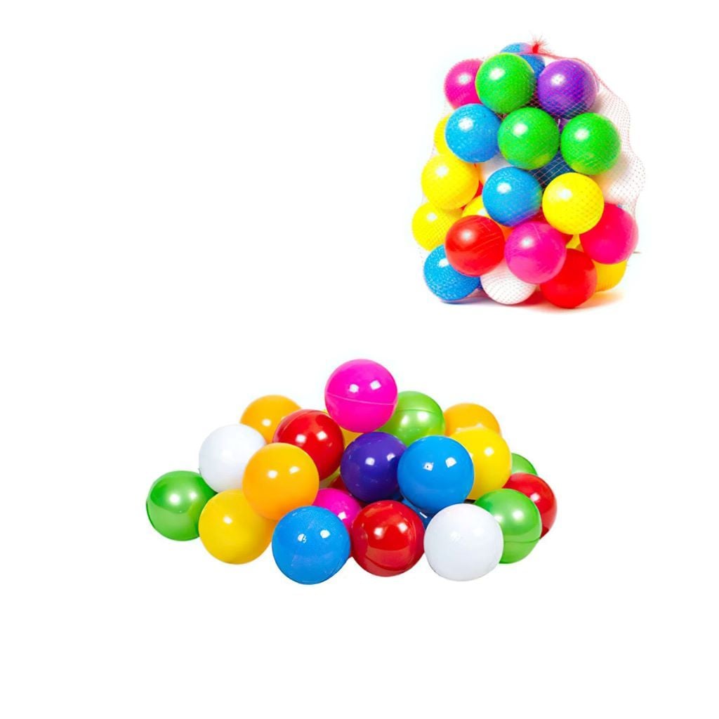 Кульки для сухого басейну металік 70мм 40шт у сітці 025 Bamsic