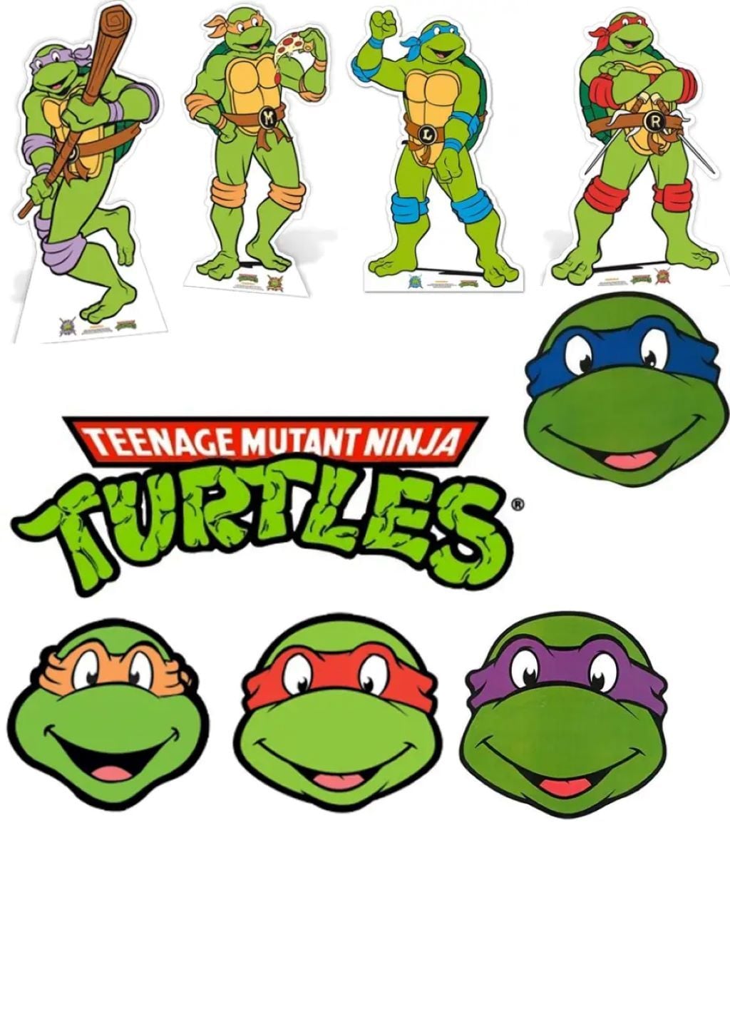 Герої типу Черепашки Нінзя фігурка картка у пакеті 12*14см 53914 Китай