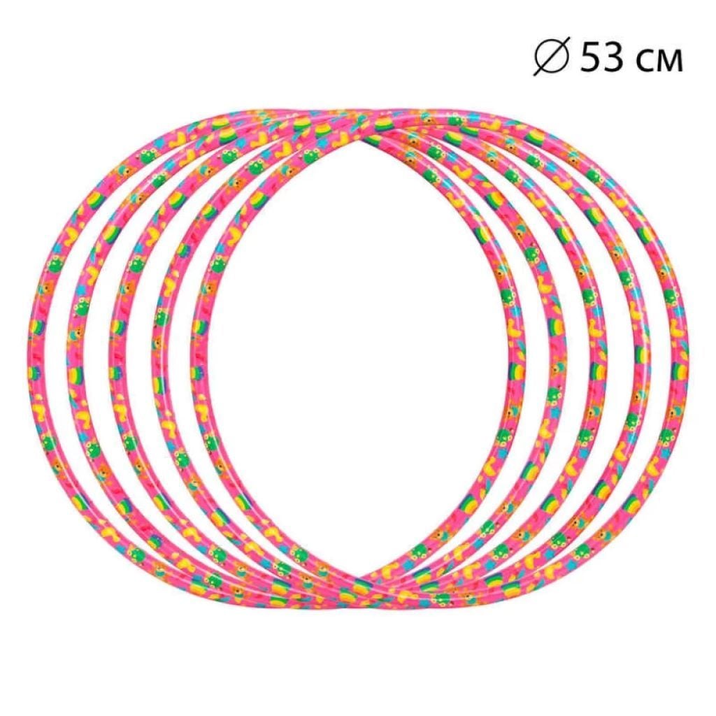 Обруч спортивний Дівчинка 53см пластик 0199 Bamsic