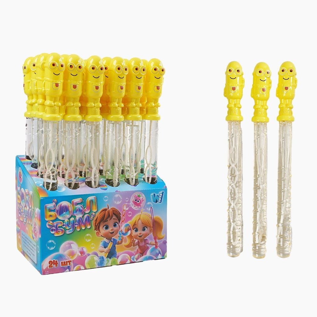 Мильні бульбашки палка Міньїон 36см LK-10395 TK Group