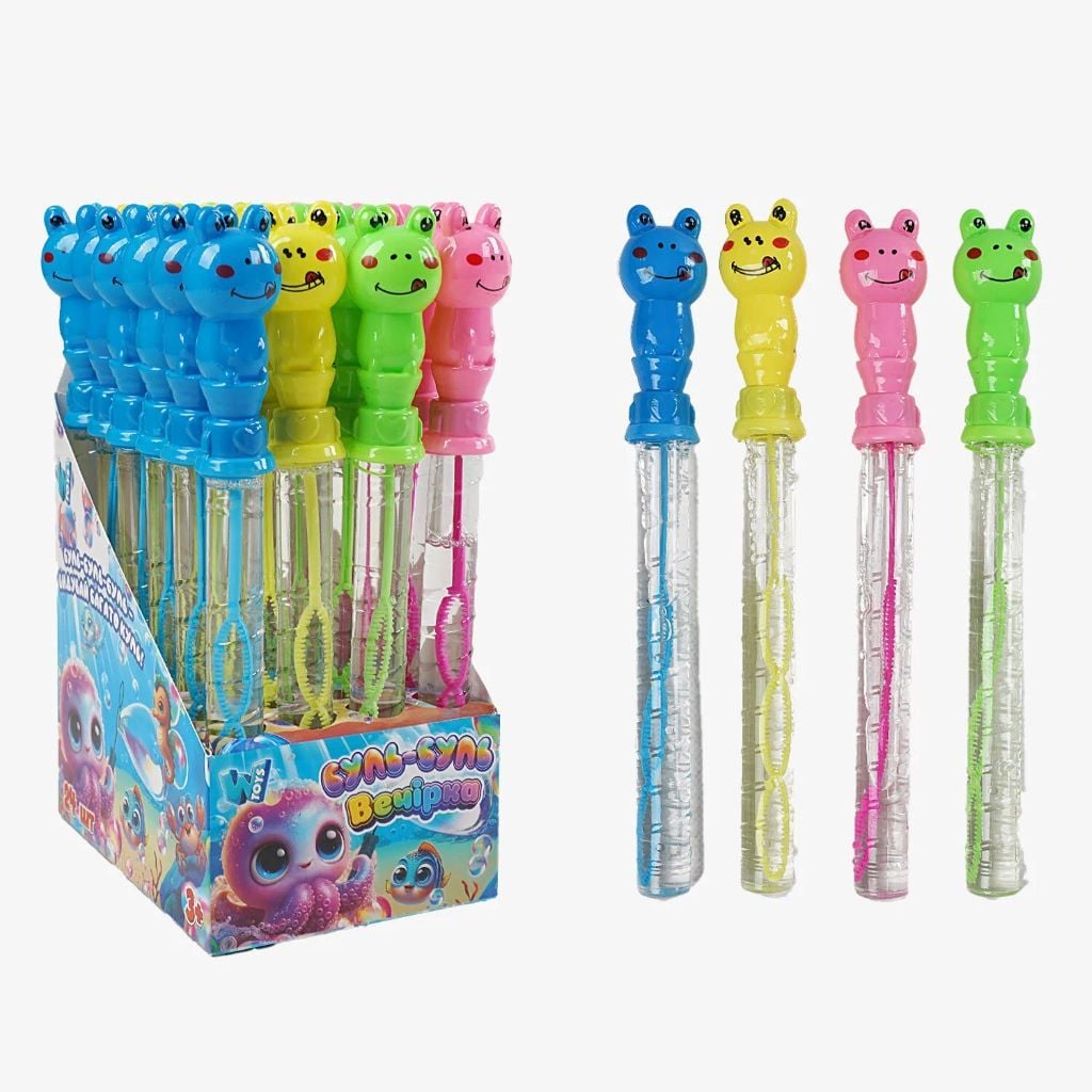 Мильні бульбашки палка Жабка 25см TC-64590 W Toys