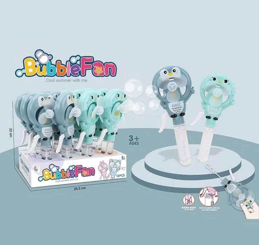 Мильні бульбашки вентилятор механічний 21см Морські тварини мікс кольорів 1136 Китай