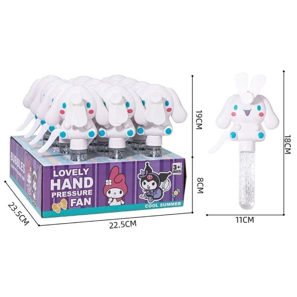 Мильні бульбашки вентилятор механічний 18см YT999-13 Китай