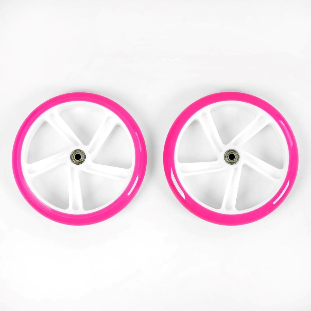 Колесо для самоката PU 200мм рожеві 2шт у пакеті PU-2007/201 Best scooter