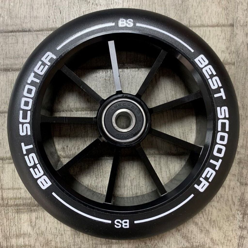 Колесо для трюкового самоката PU 120мм підшипник ABEC-9 чорне в пакеті 1шт SKL-4471/120 Best scooter