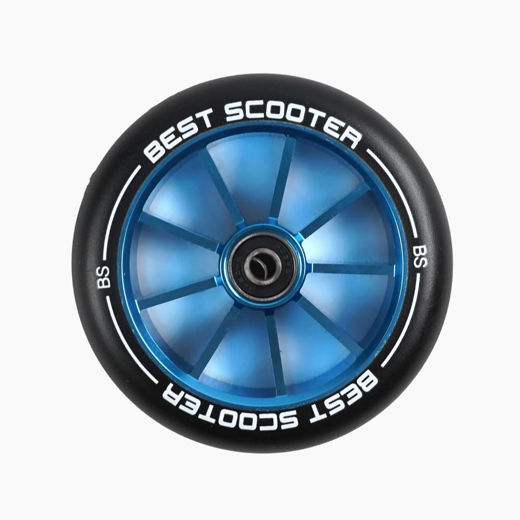 Колесо для трюкового самоката PU 120мм підшипник ABEC-9 синє в пакеті 1шт SKL-2197/120 Best scooter