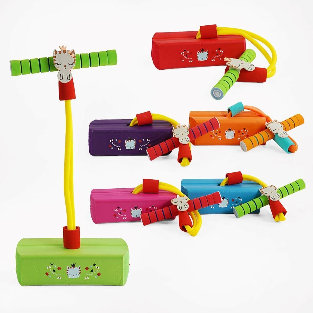 Джампінг стрибунець дитячий підсвічування з пискавкою в пакеті 27*26*6 см C67942 Китай