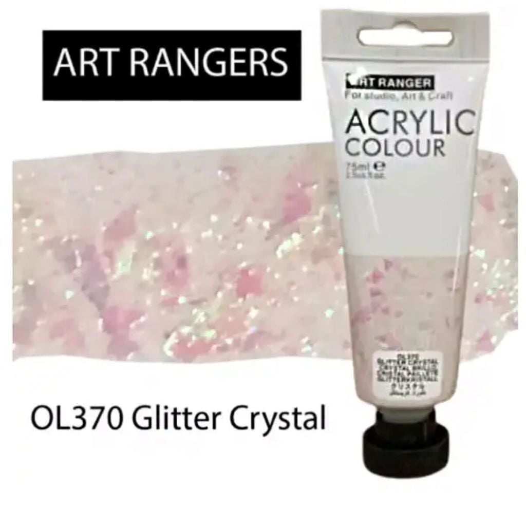Фарба акрілова 22мл глітер Crystal в тубі Ol370 ART Rangers