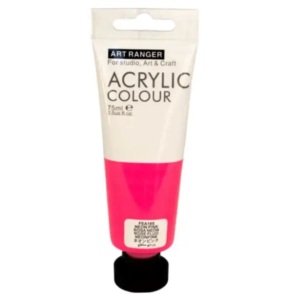 Фарба акрилова 22мл Neon Pink в тубі FEA165 ART Rangers
