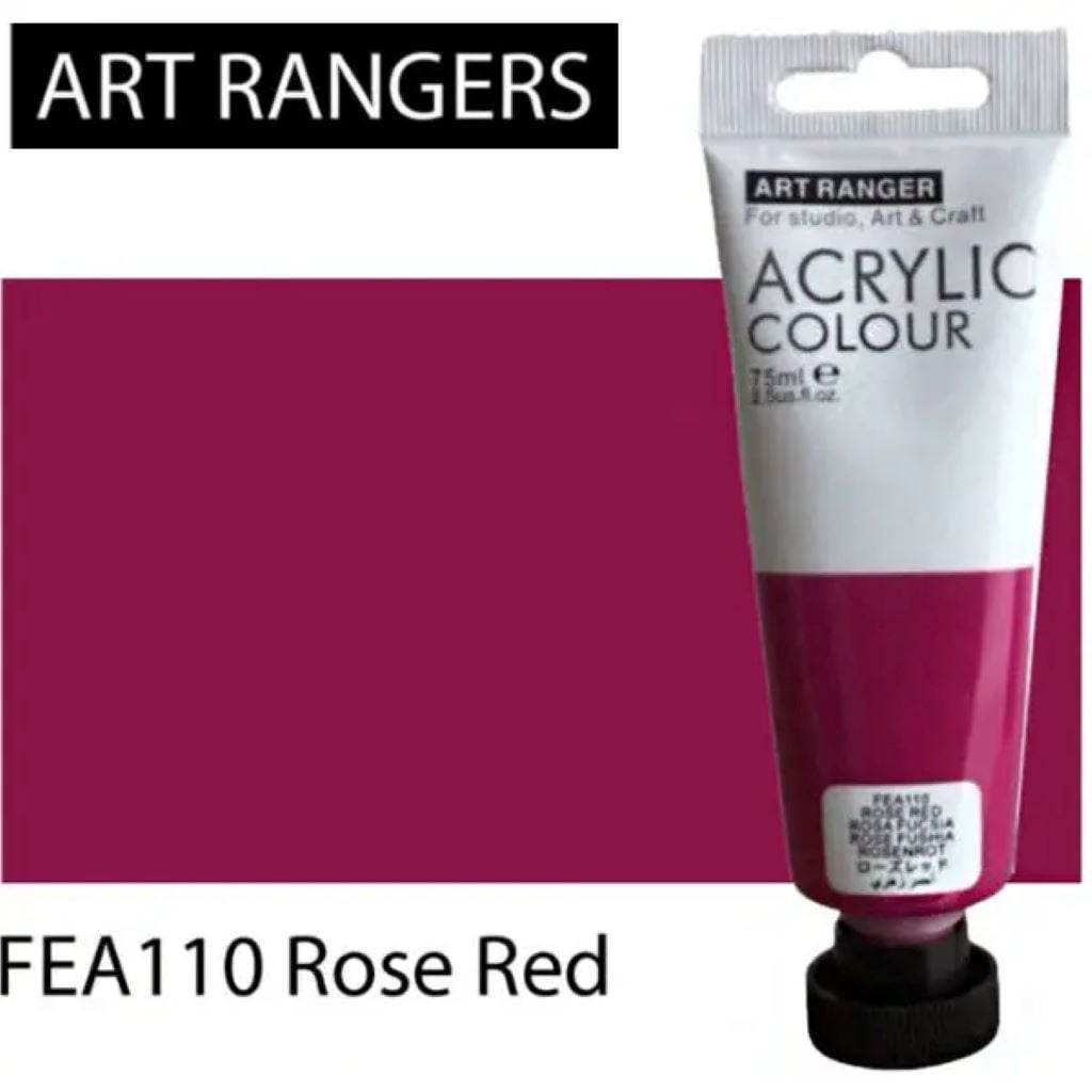 Фарба акрілова 22мл Rose Red в тубі FEA110 ART Rangers