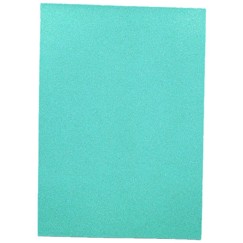 Фоаміран А4 1,7мм бірюзовий глітерний самоклейка 17IKA4-7128 Josefotten