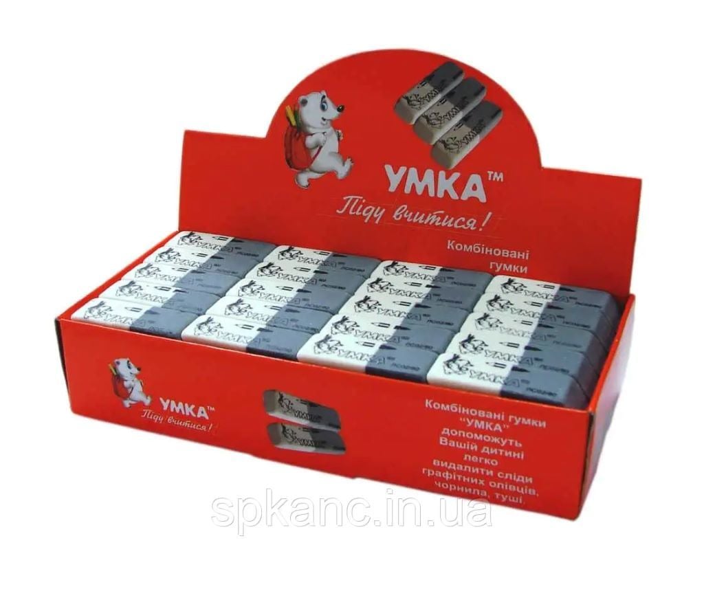 Гумка комбінована ЛС02/80 Умка