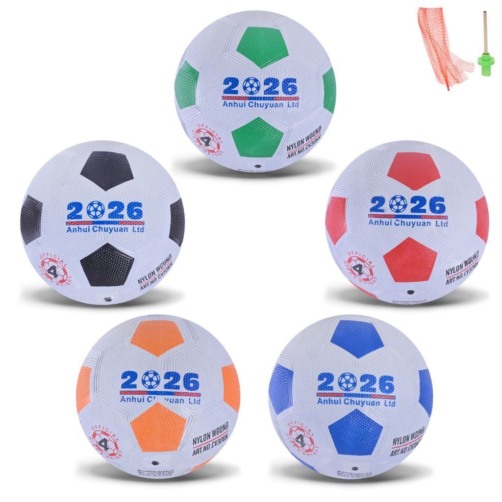 М'яч футбольний №5 гумовий 380 грам MIX 3 кольори FB20111 Китай