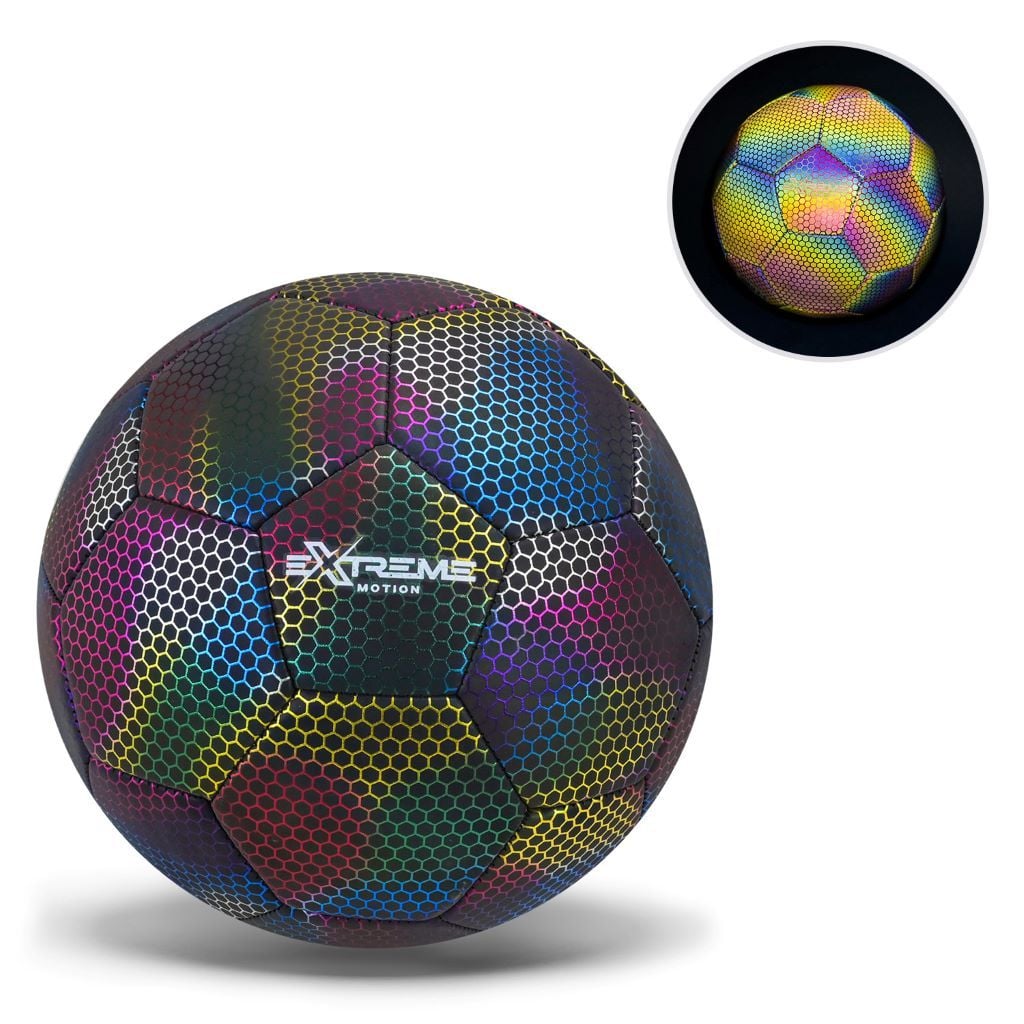 М'яч футбольний №5 380гр PU світловідбівний FB25686 Китай