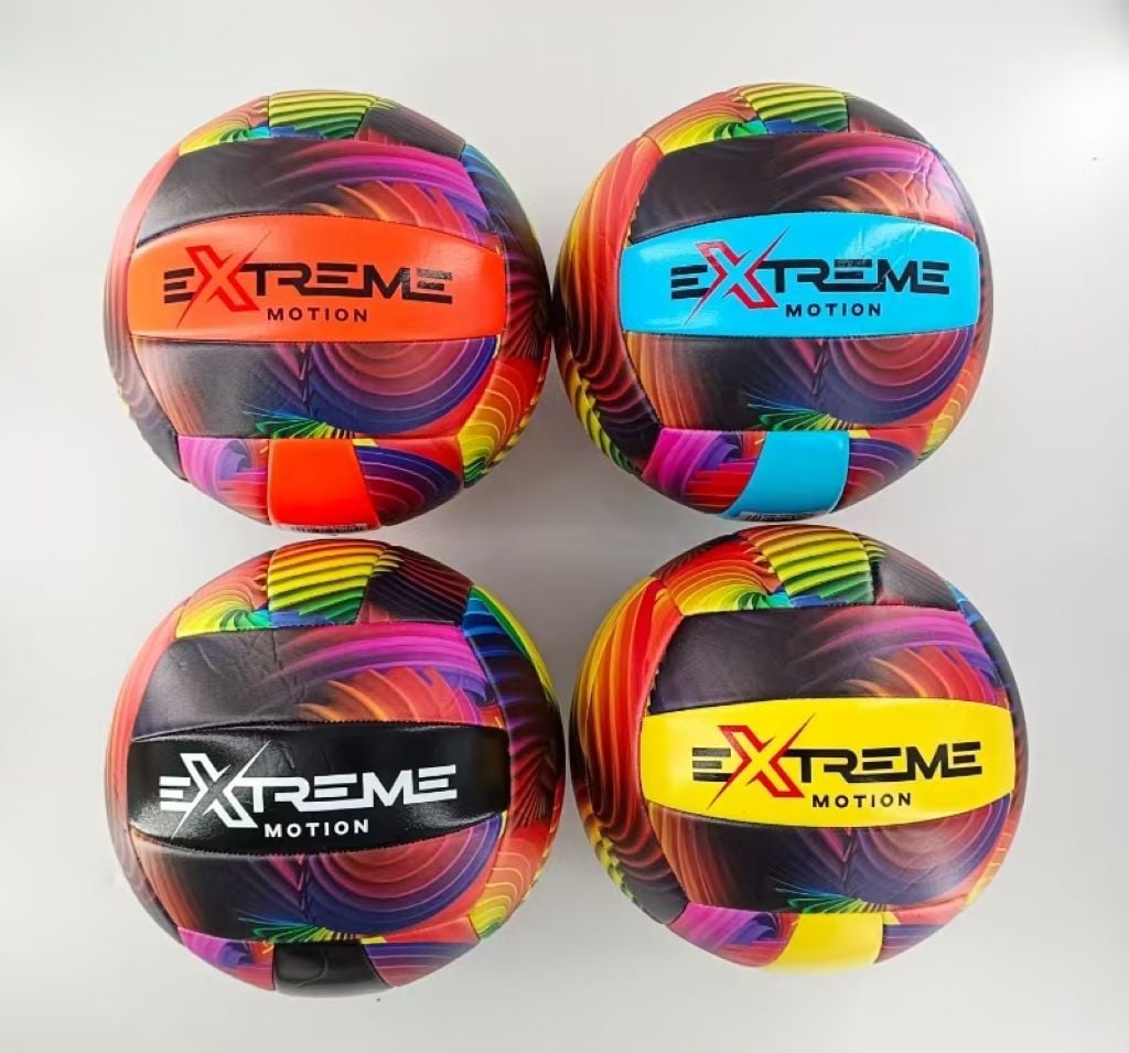 М'яч волейбольний №5 260гр PVC мікс кольорів в сітці VB25206 Китай