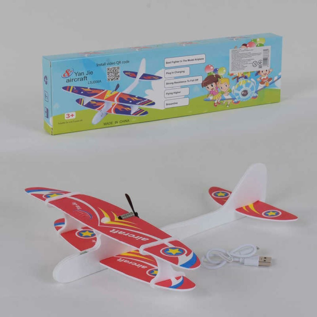 Літак запускалка планер USB арядка у коробці 31*8*2см C36778 Китай