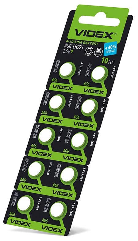 Батарейка таблетка AG6 1,5V AG6 Videx