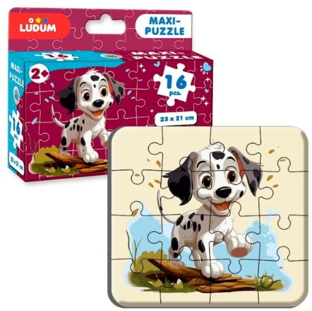 Пазли maxi 16ел Песик 23*21см у  коробці 17*10*4,5см ME5032-07 Ludum