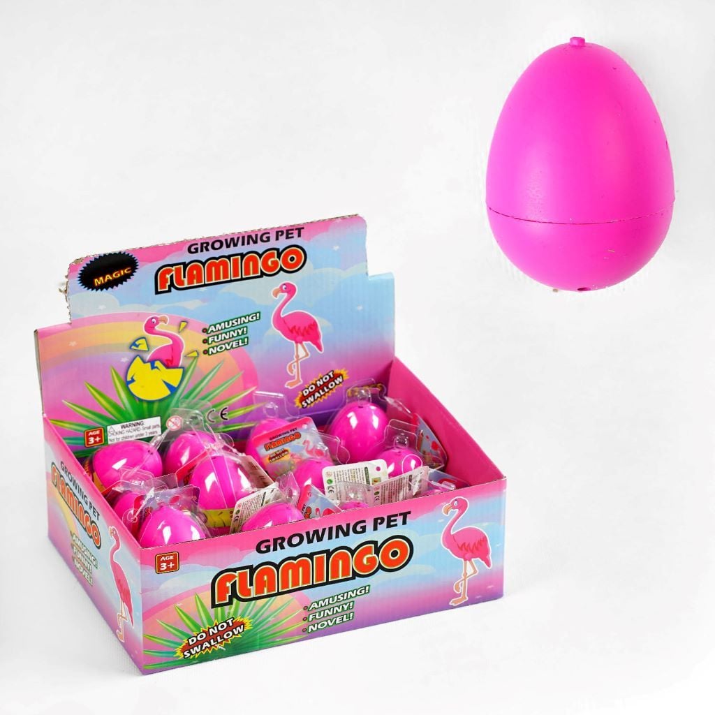 Зростаюча іграшка Фламінго рожевий у блістері 8см C64640 Китай