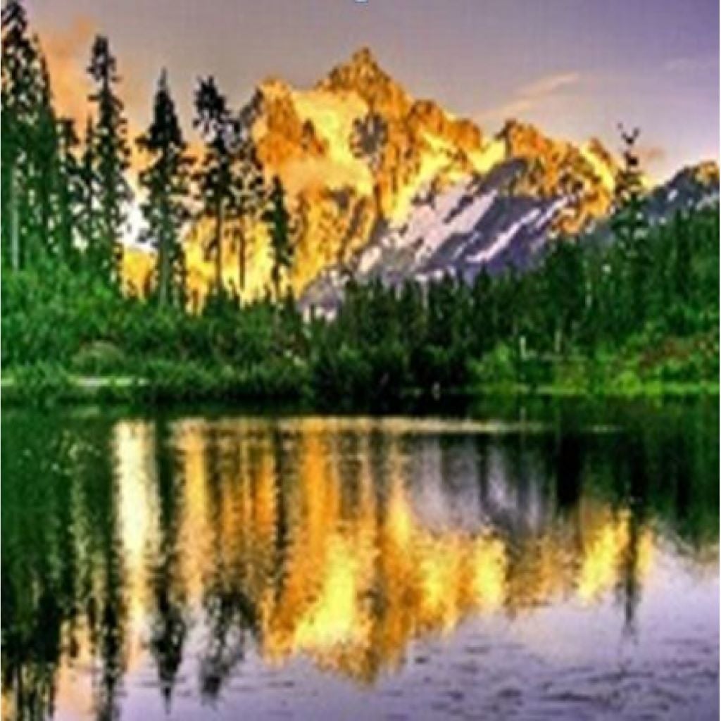 Алмазна мозаїка 40*50 см Гори на підранику у коробці GLE71042 Josefotten