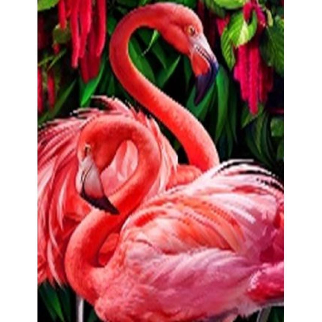 Алмазна мозаїка 40*50 см Фламінго на підрамнику у коробці GLE71308 Josefotten
