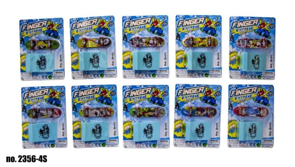 Гра пальчикова Фінгерборд на листі 17*12,5см 2356-4S Китай