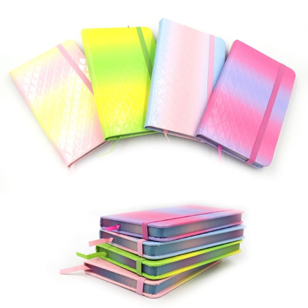 Блокнот лінія на гумці Спектр А6 PU 9*14см мікс кольорів 5802-17 Josefotten