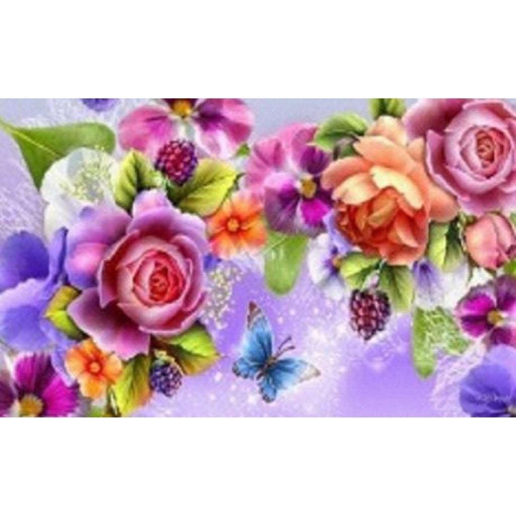Алмазна мозаїка Квіти 30*40см на підрамнику у коробці GLD61197 Josefotten