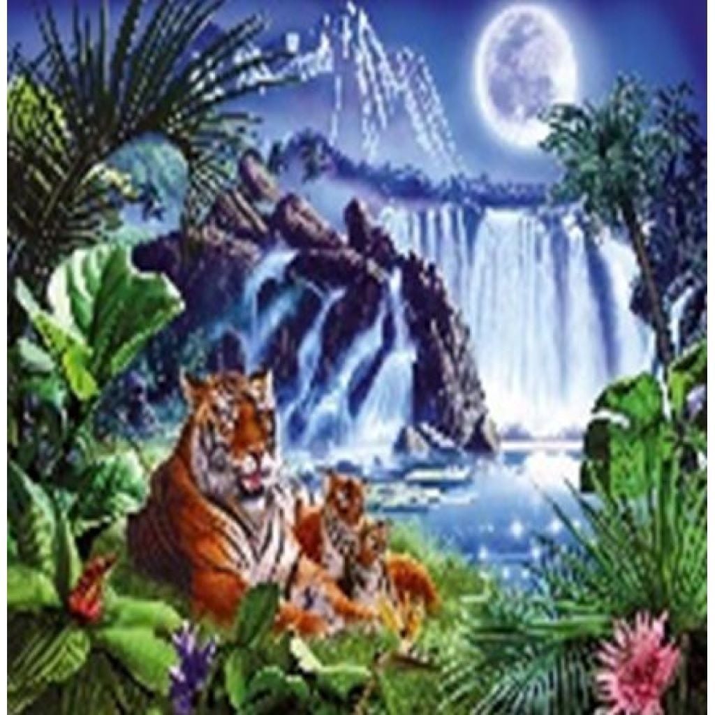 Алмазна мозаїка Тигри 40*50см на підрамнику у коробці GLE71040 Josefotten