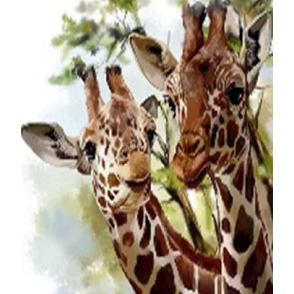 Алмазна мозаїка Жирафи 40*50см на підрамнику у коробці GLE71263 Josefotten