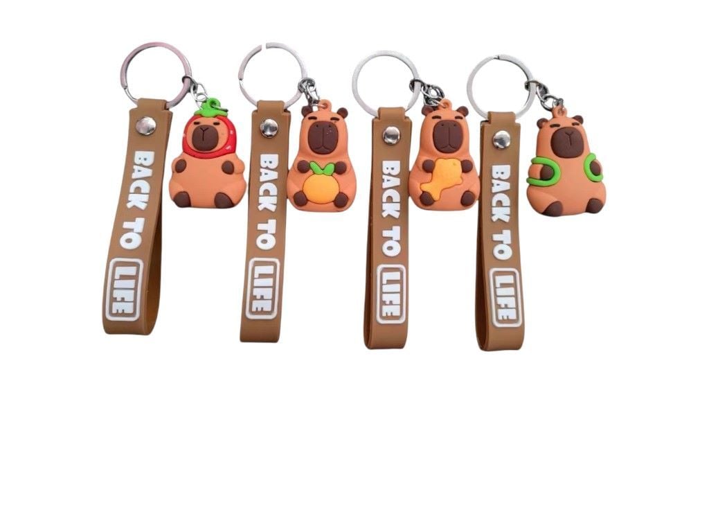 Брелок Капібара на ремінці мікс кольорів BT-3240 Китай