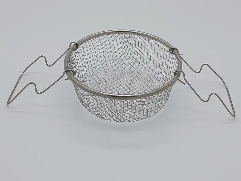 Сітка сито для фритюру d19см з нержавіючої сталі з двома ручками 00822 Китай
