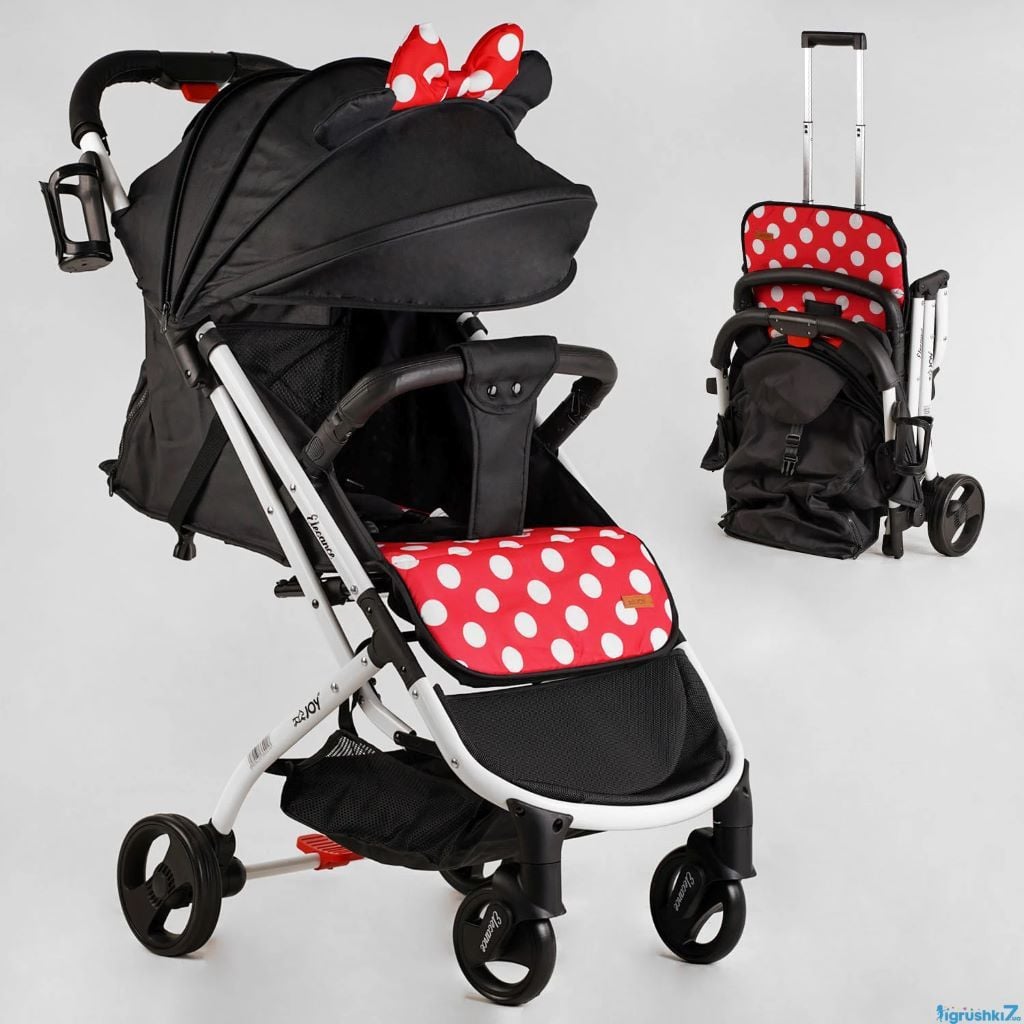 Візочок дитячий прогулянковий Elegans футкавер рама  алюмінієва підсклянник телескопічна ручка Міккі A-12295 Joy