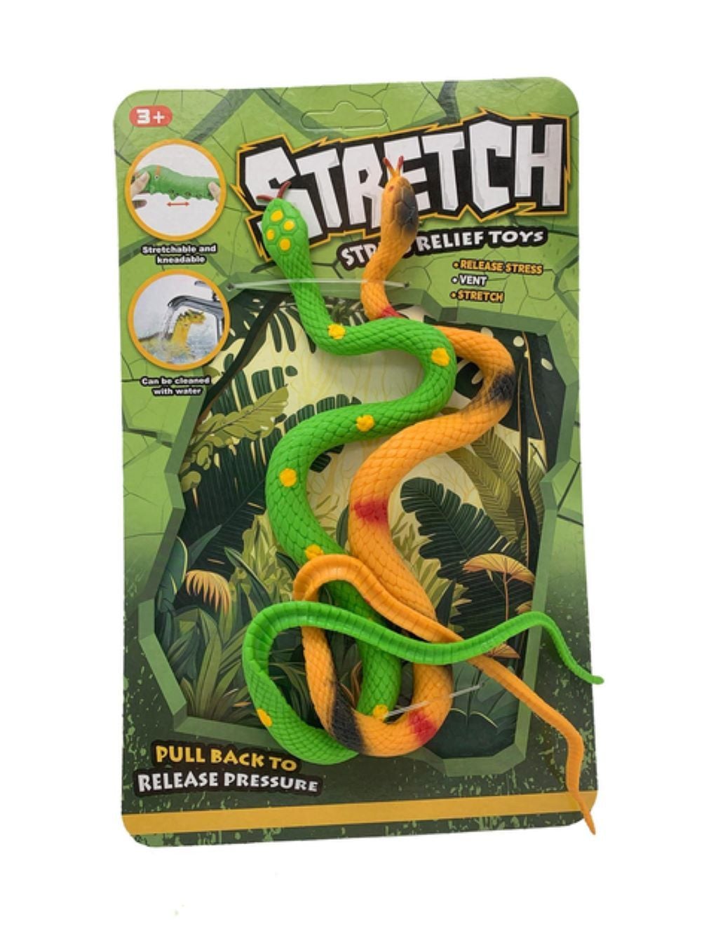 Антистрес тянучка Змія 2 шт на планшеті 28*17,5см 5050-45 Китай