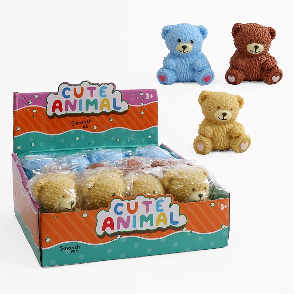 Антистрес сквіш піна Ведмідь 8*6см в пакеті 18589 Китай