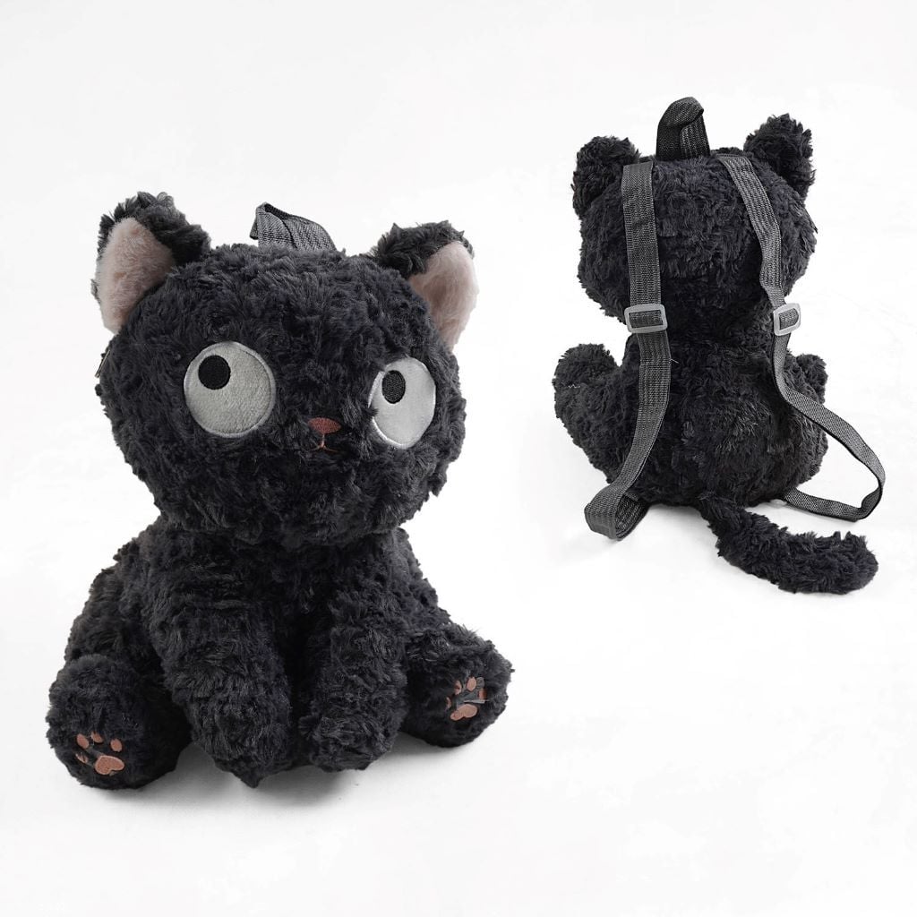 Рюкзак Котик 32см м'який 1 відділеня регульовані ременці M18293 Китай