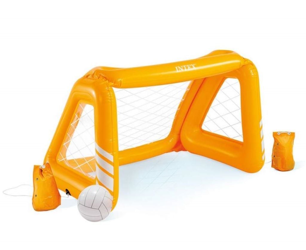 Ворота і м'яч надувні 1,24*84*76см у коробці 58507 intex